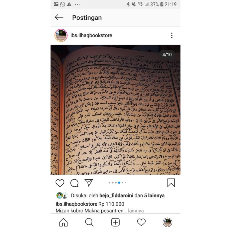 Mizan kubro makna pesantren lengkap