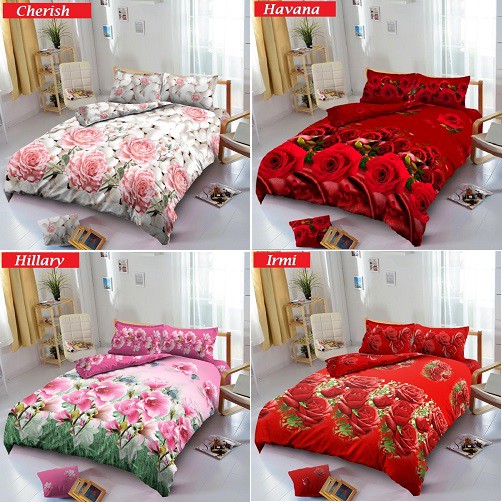 Kintakun D'Luxe Bed Cover Flower Edition Uk. 160x200