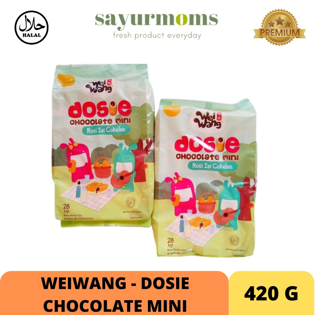 Roti Isi Cokelat - Weiwang 420gr