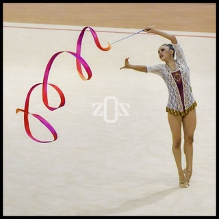 Tongkat Baton Stik Stick Pita Ribbon Twirling Gymnastic Ballet Dance