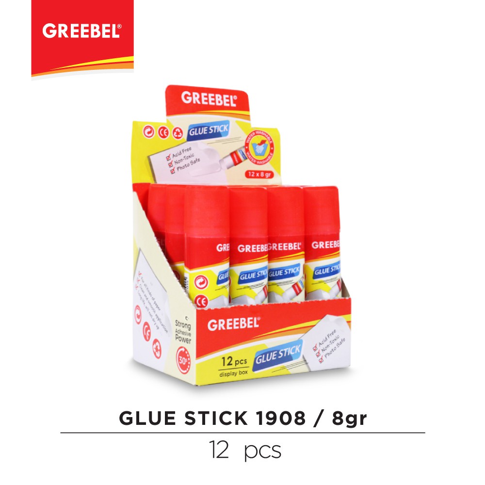 

Greebel Glue Stick 8 gr - Lem Stik Kertas Greebel Kecil