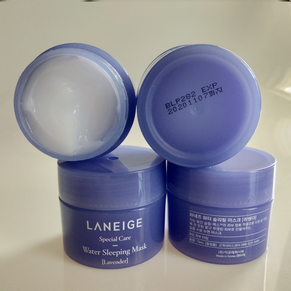 ORI Ecer LANEIGE Water Sleeping Mask Lavender Laneige Eye Sleeping Mask Laneige Lip Sleeping Maskt