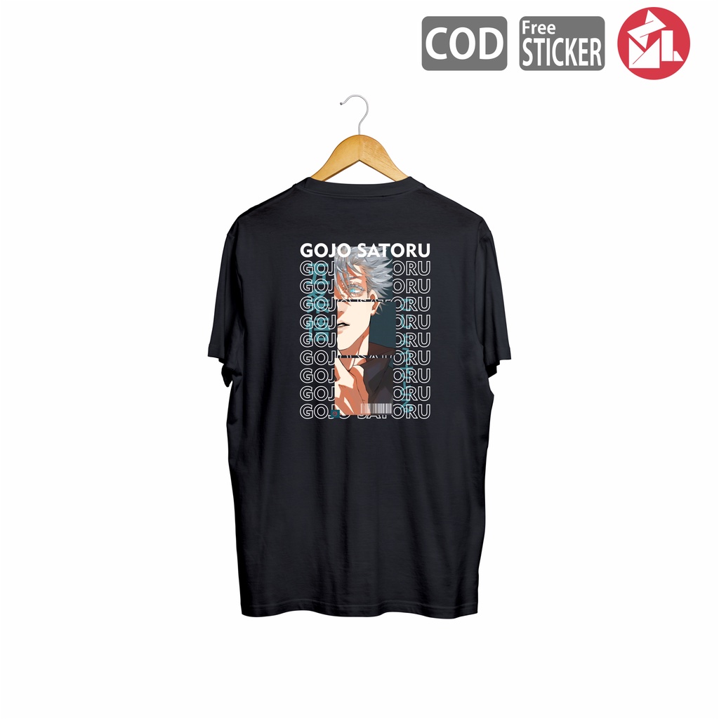 uwantstore99 KAOS GOJO SATORU JUJUTSU KAISEN BAJU KAOS ANIME COSPLAY JEPANG POPULER PRIA WANITA JUMB