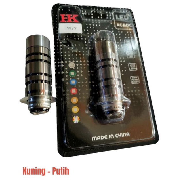 LAMPU DEPAN MOTOR BEBEK MATIC H6 H4 LASER 2 WARNA