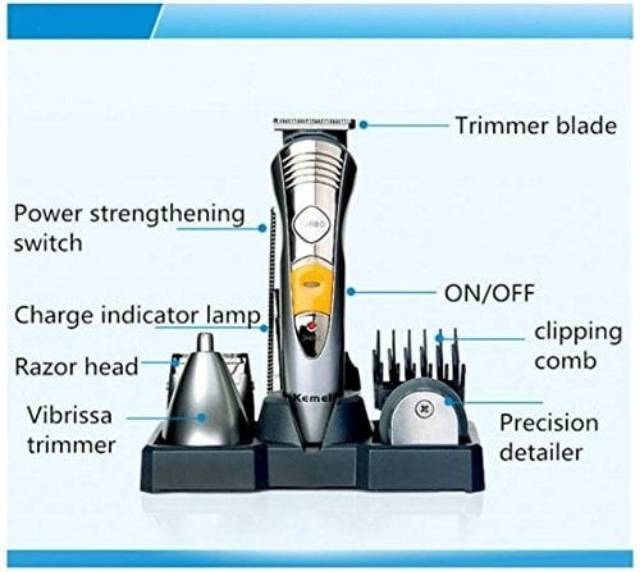 KEMEI KM-580A Shaver Alat Cukur Kumis Jenggot