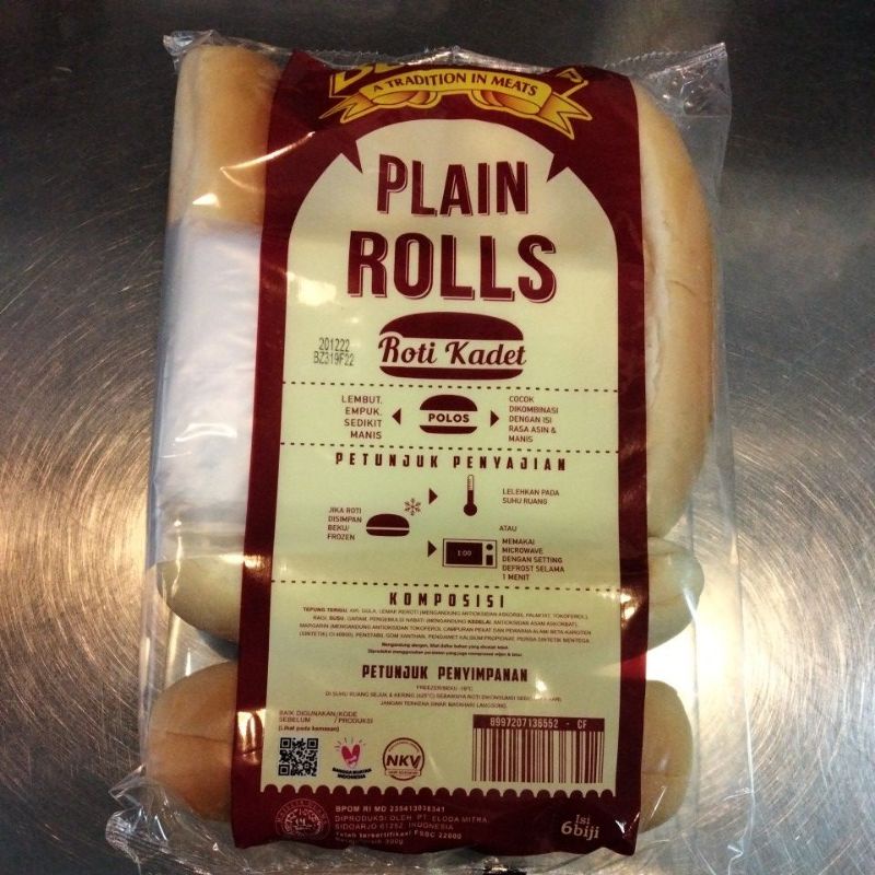 

BERNARDI ROTI PLAIN ROLL BELA ATAS 6 BJ