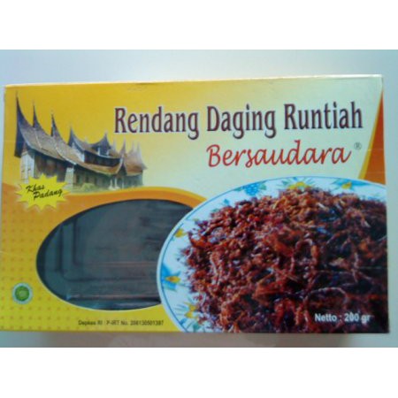 

Rendang Paru Daging Suir Bersaudara - Asli Padang