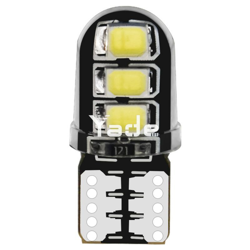 Lampu Led T 10 Crysral Kristal Jelly 6 Mata SMD 5730 Senja Sein Speedometer High Quality