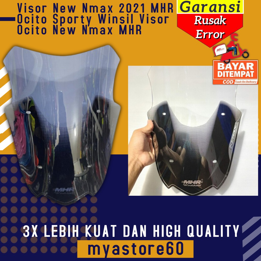 Visor New Nmax 2021 MHR cSporty Winsil Winshield Visor Ocito New Nmax 2021 MHR