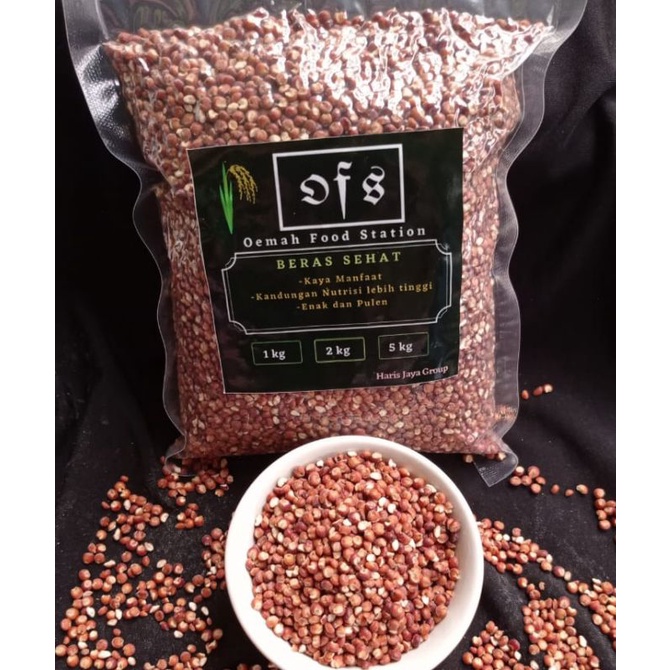 

Beras Sorghum Merah Organik 1KG Kaya Nutrisi