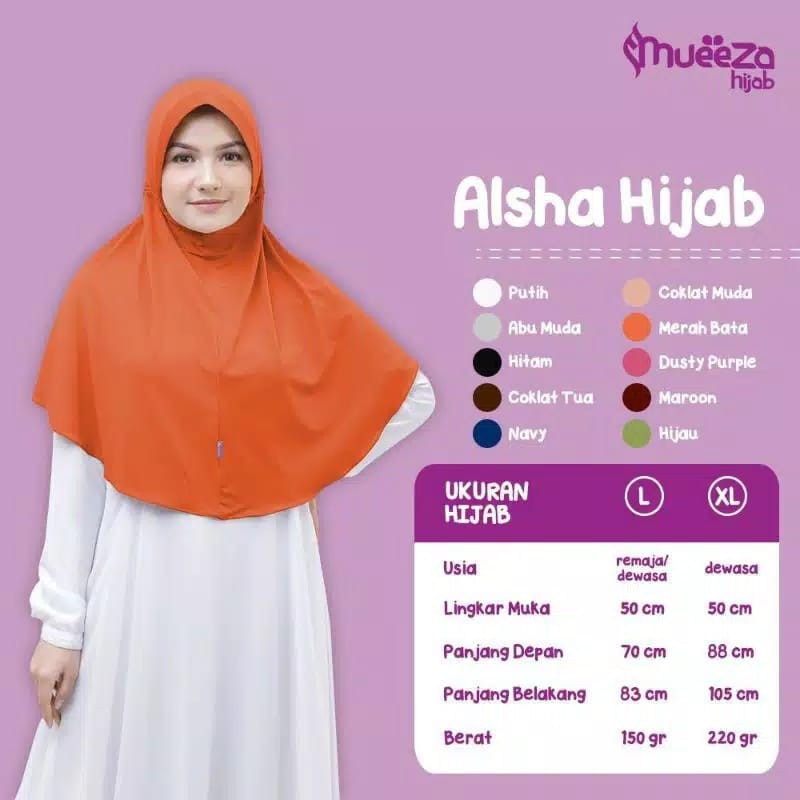 Bergo Mueeza Hijab - Alsha Hijab // Hijab Alsha // Bergo