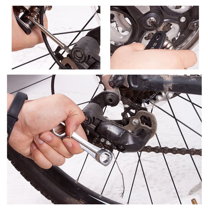 Termurah Sahoo Tool Servis / Reparasi Ban Sepeda Terlengkap | Obeng Pompa Lem