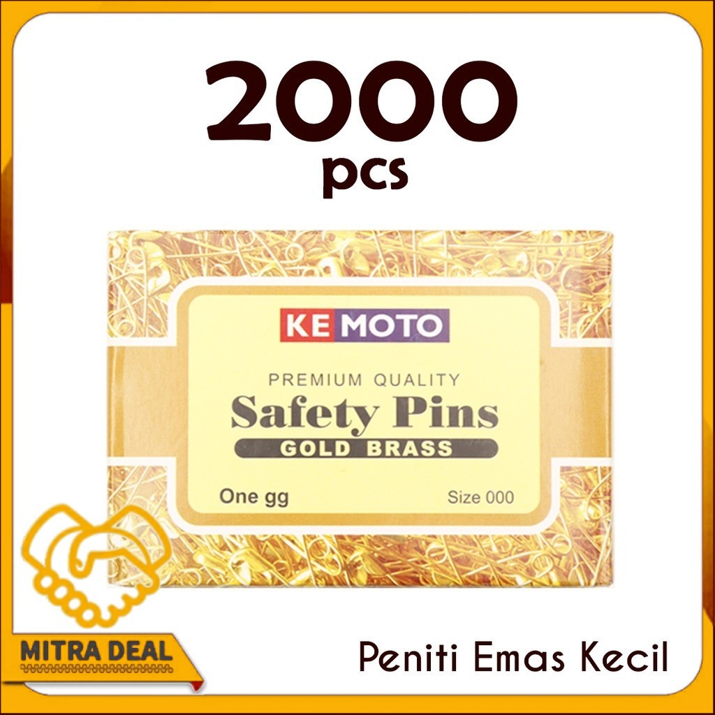 

[COD] Peniti Kecil Emas Silver Isi 2000 per Kotak