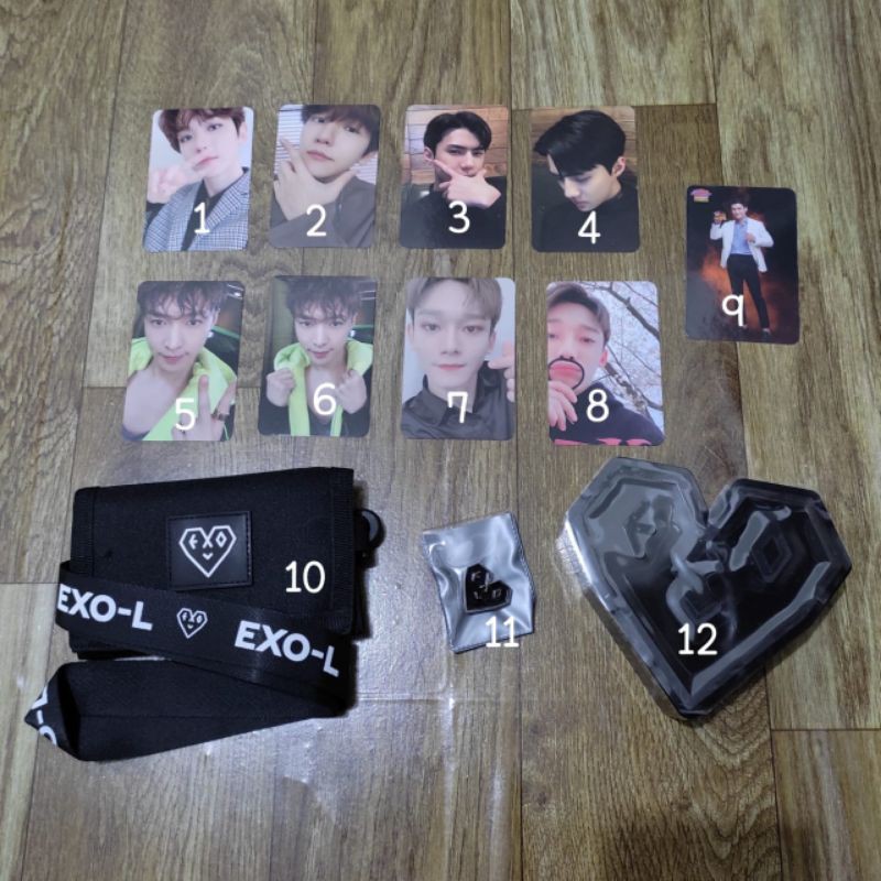 PHOTOCARD PC EXO WELKIT WELCOME KIT EXOL ACE SEHUN BAEKHYUN LAY CHEN SIWON MIE SEDAAP