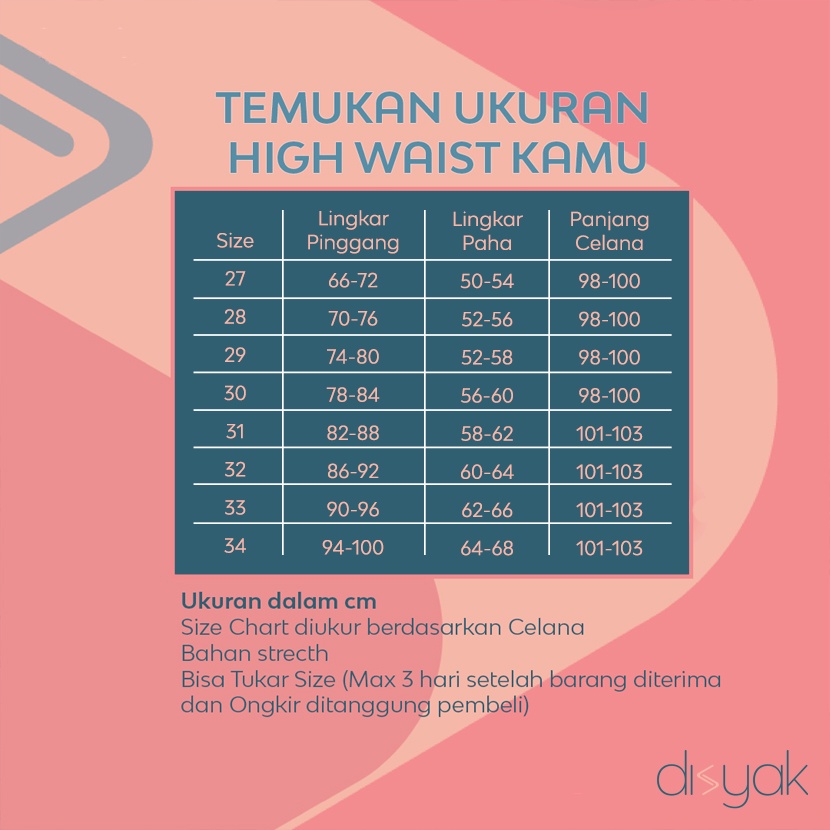 DISYAK - HIGHWAIST Black Premium Soft Jeans Strecth 7001-9001