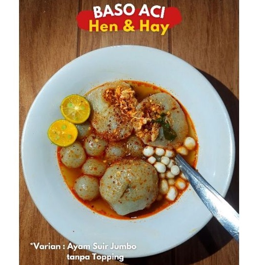 

BASO ACI AYAM SUIR (TANPA TOPPING)