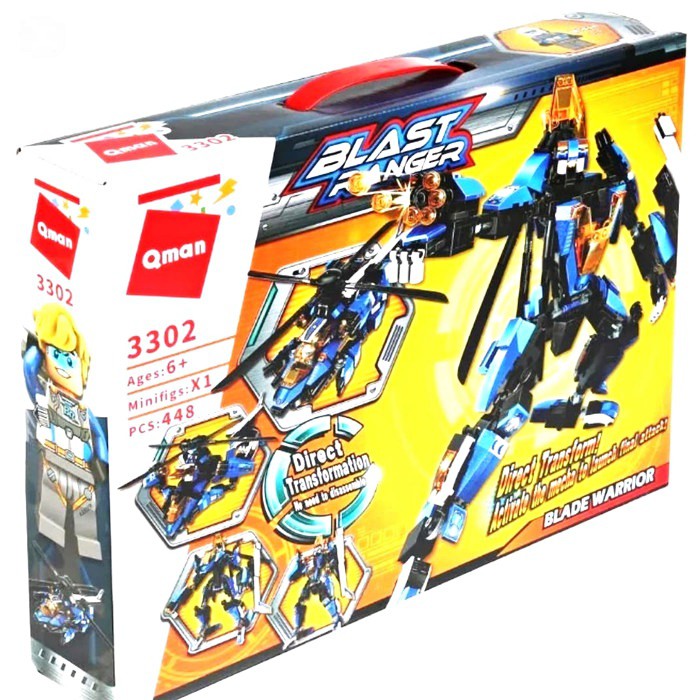 lego Qman Blast ranger Blade warrior 3302 muria8BB
