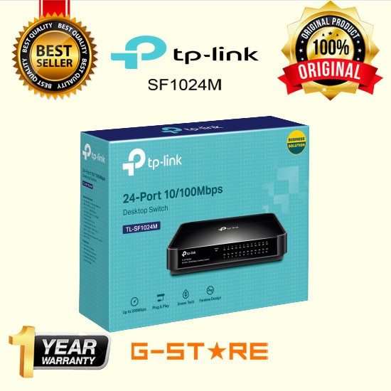 TP-LINK TL-SF1024M Desktop Switch 24 Port 100Mbps TP-LINK TL-SF1024M 24-Port 10/100M TPLINK Switch H