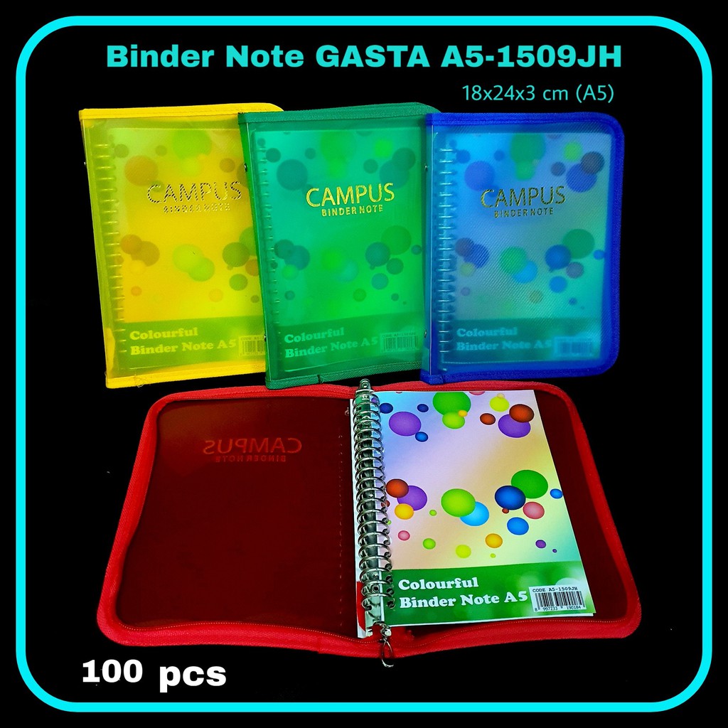

ILP Binder Note GASTA A5-1509JH / Buku Ring / Bindernote / Buku Note