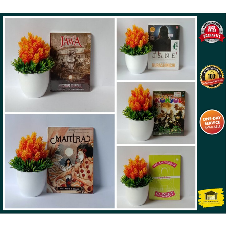 PAKET 5 BUKU Novel Horor Kisah Tanah Jawa Pocong Gundul (2)