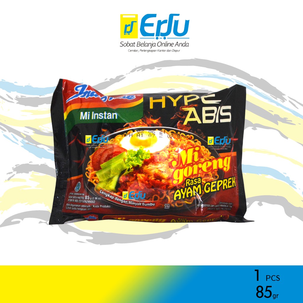 

ECER Indomie Hype Ayam Geprek Mie Goreng Instan Halal MUI - 85gr