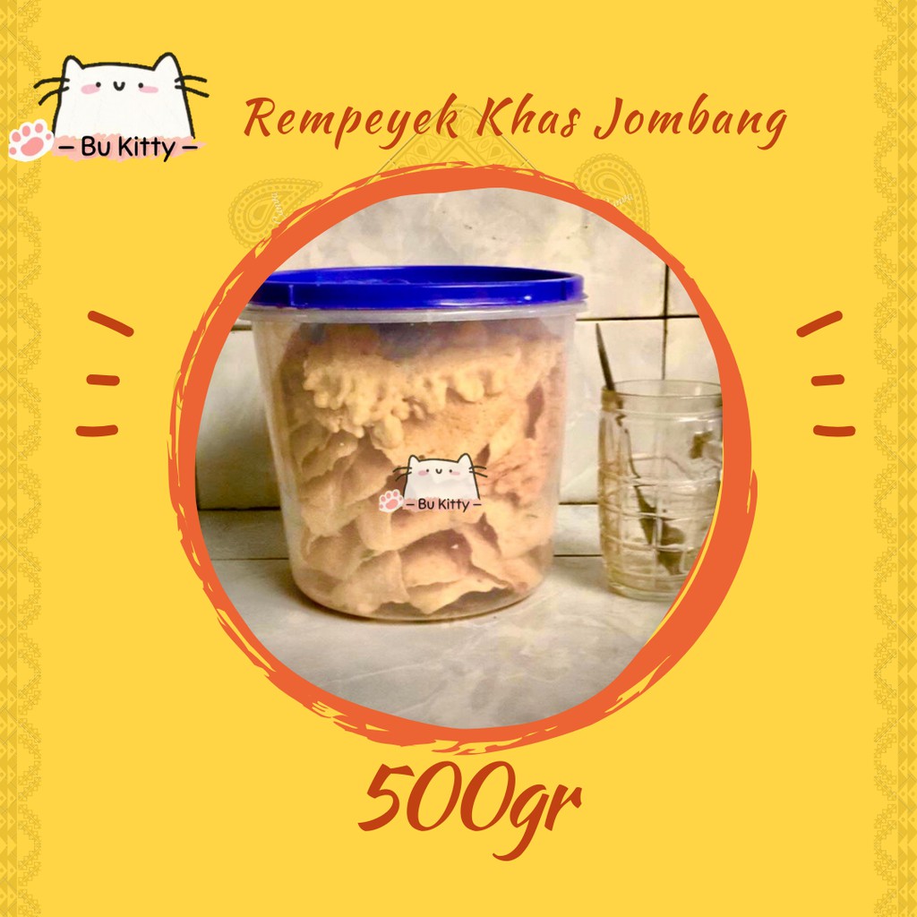 

Rempeyek Krenyes Khas Jombang (500 gram) + Ekstra Bubble Wrap