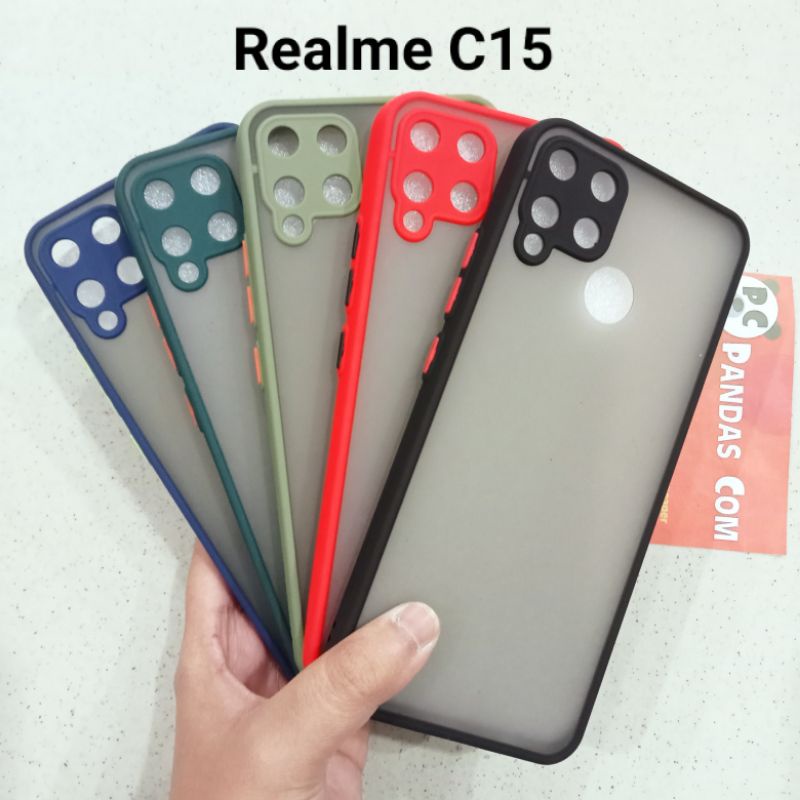 Case Realme C15 My Choice original + Ring Kamera / Pelindung Kamera (PC)