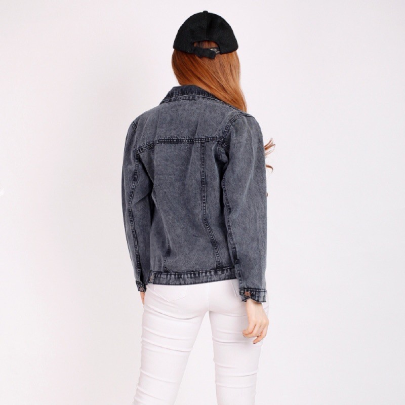 [SIZE M-XXXL] 3 WARNA - LEXY Denim Jacket Snow / Bigsize Jacket Jeans