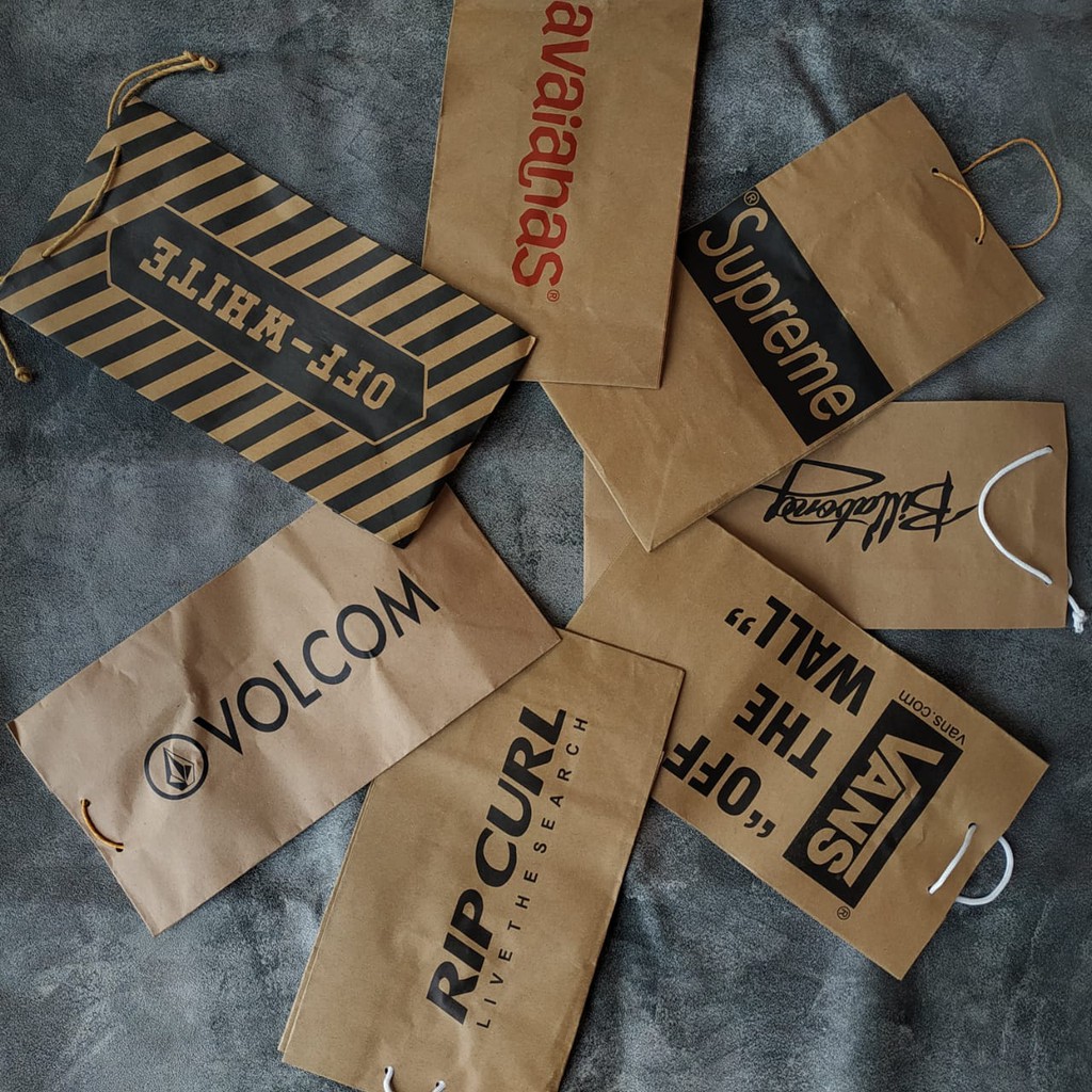 PAPER BAG WARNA COKLAT KERTAS JING JING