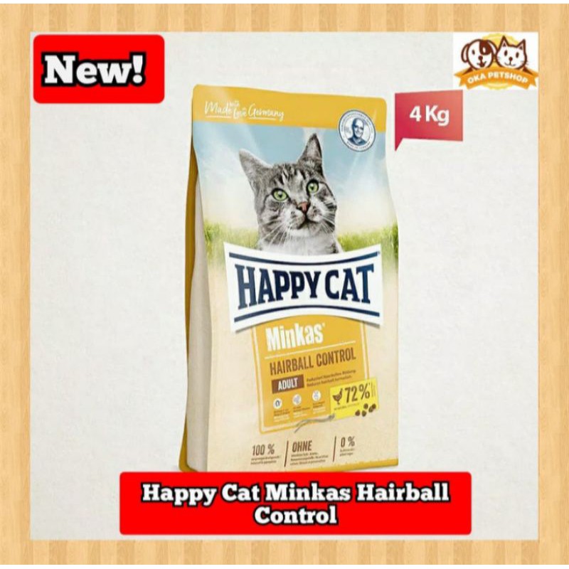 Happy Cat Minkas Hairball Control 4kg / HappyCat Hairball control 4kg