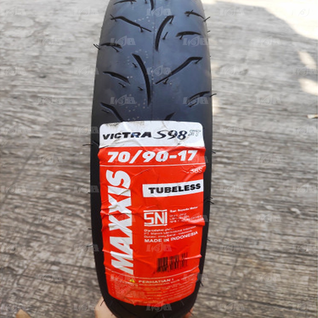 Maxxis Victra S98ST 70/90-17 Tubeless Ban Luar Motor Bebek Depan Belakang