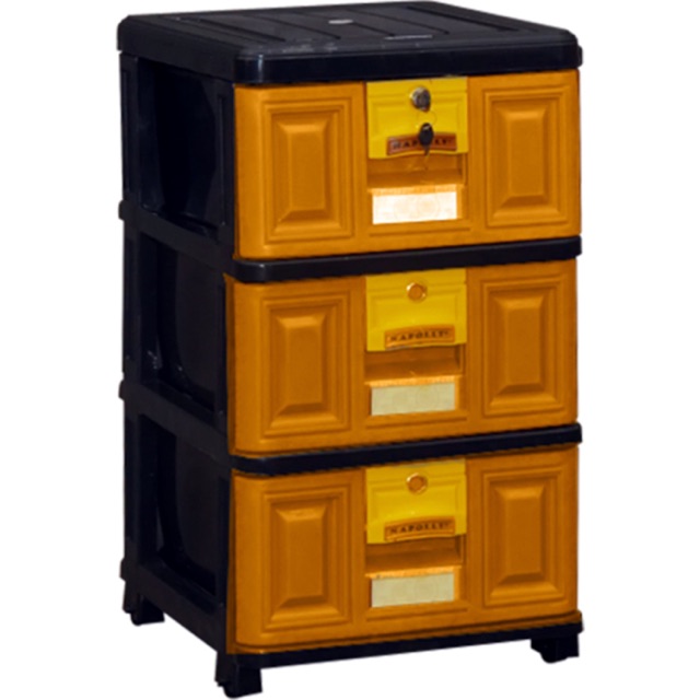 LEMARI PLASTIK LACI NAPOLLY 3 SUSUN