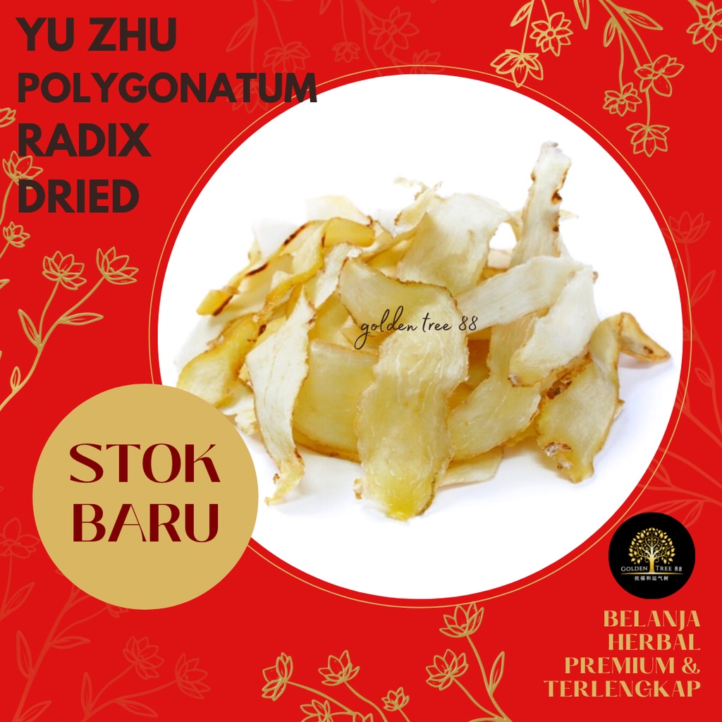

100 gram YU ZHU / YUZHU / POLYGONATUM RADIX / BAHAN SUP HERBAL CHINA