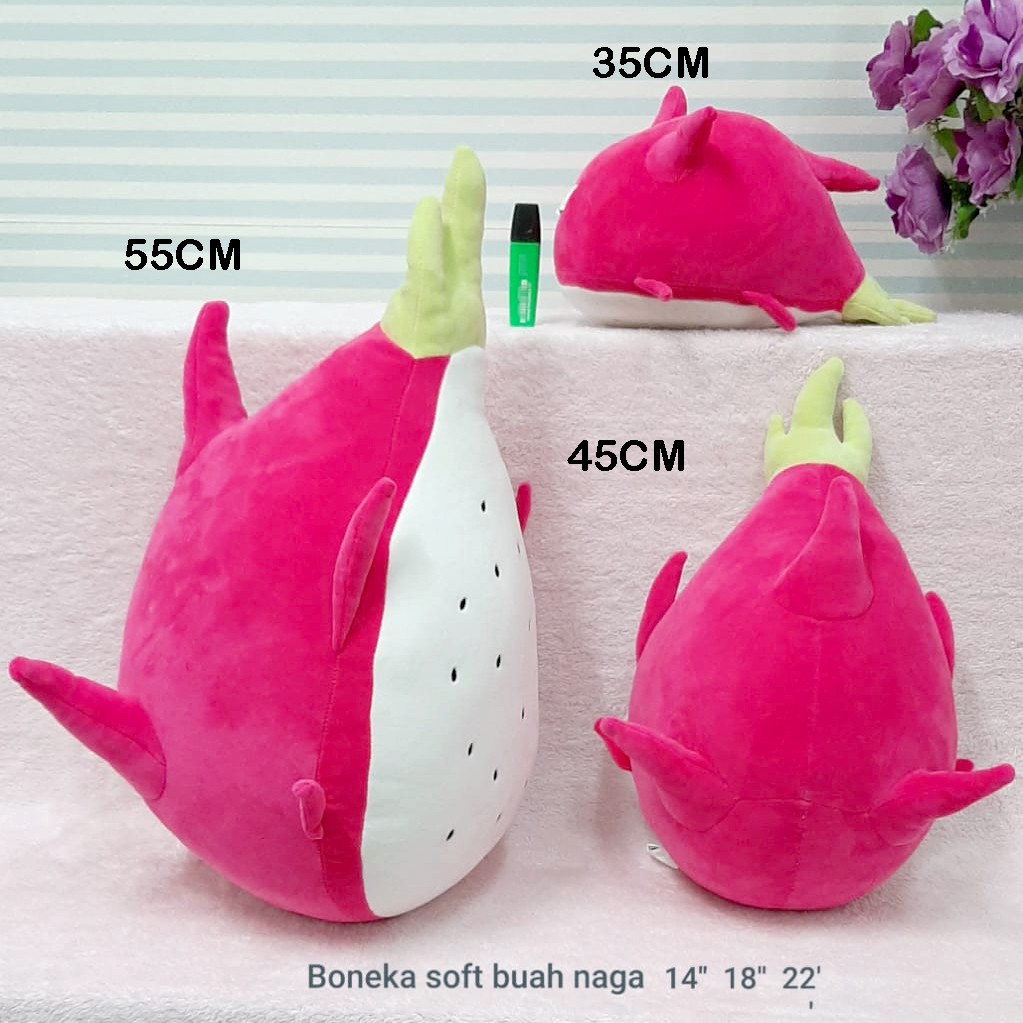 Boneka Soft Buah Naga Plush Impor Fruit Doll Naga Hadiah Kado