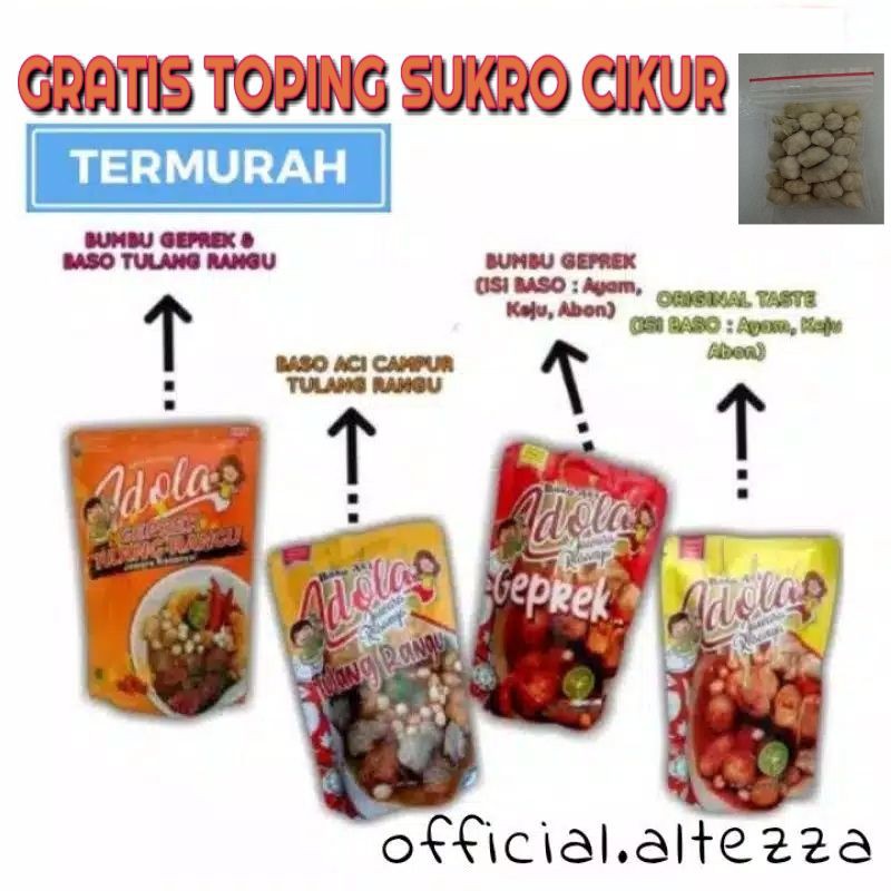 

BASOACI IDOLA | BASO ACI IDOLA (BOCI) TERMURAH