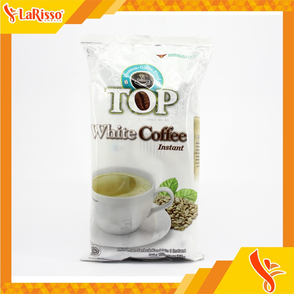 

KOPI TOP WHITE COFFEE INSTANT 210GR (10X21GR) PAK