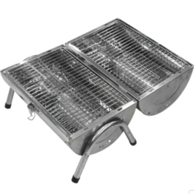 Panggangan Portable Stainless Steel Grill panggang Bakar Sate Barbeque