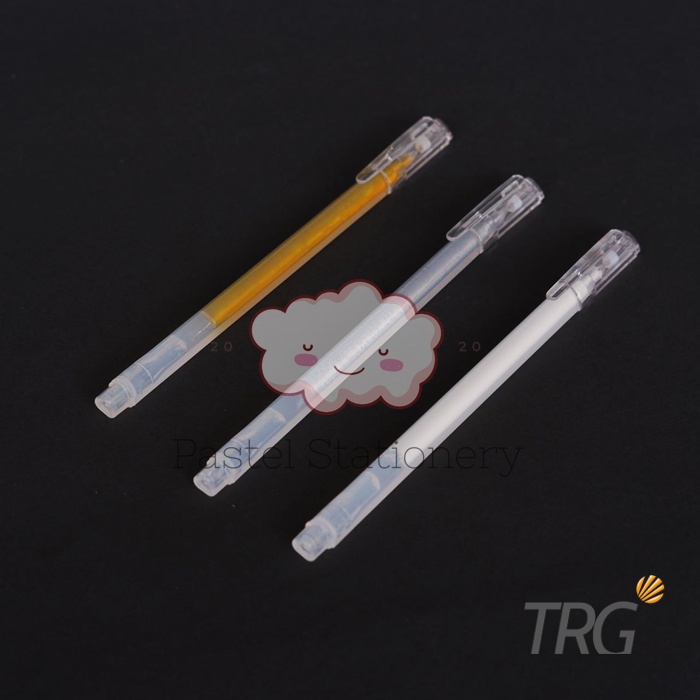

Premium White Gel Pen TRG GPC-021 0.5mm - Pulpen Bolpen Pena Gel Warna 0,5 mm TRG