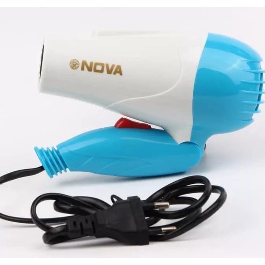 Hairdryer Hair Dryer Lipat Pengering Rambut Nova Portable 500W-Pengering Rambut Lipat Hair Drayer Mini Nova Good Quality