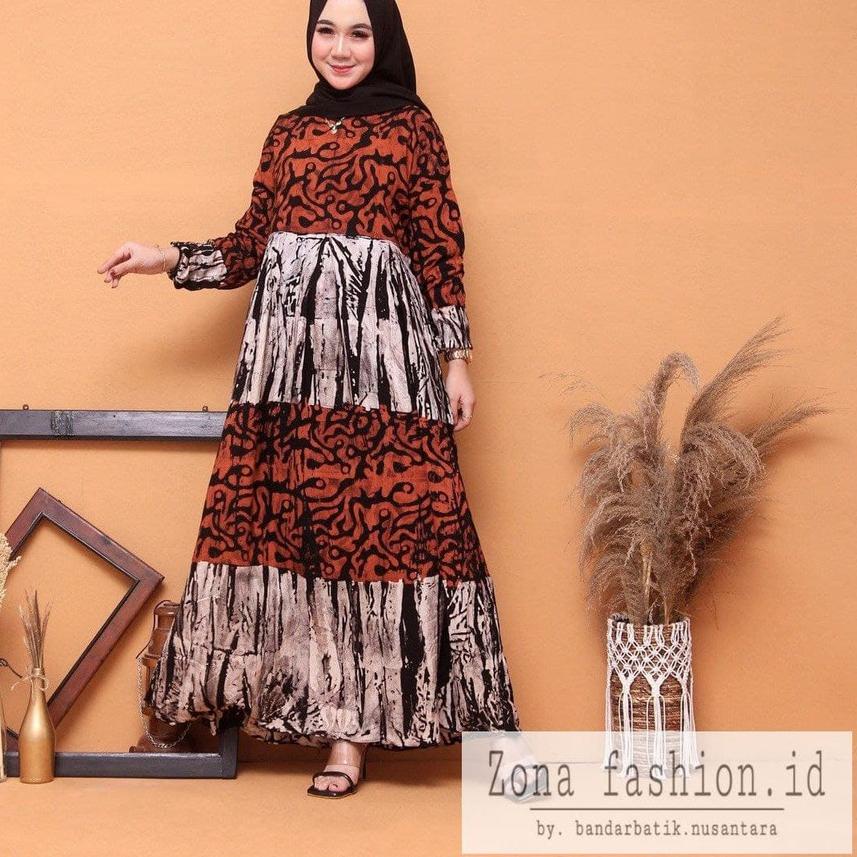 NEW  GAMIS RAYON HOMEY DRESS | GAMIS TWILL ORI | GAMIS SYARI BUSUI CANDI MEKAR | BATIK ABSTRAK [KO