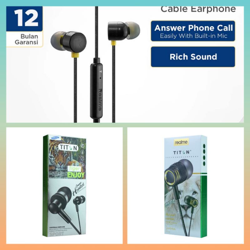 HANSFREE TITON TIGER, LION, REALMEBUD 111