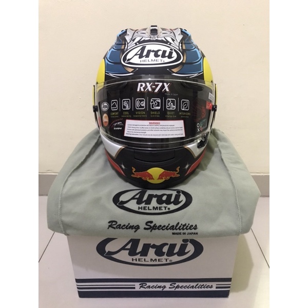 Clone Copy rx7x Dani Pedrosa Ghost Samurai Red bull 2021 1:1