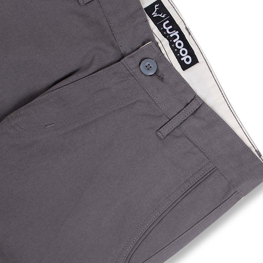 Whoopculture &quot;Muntjac&quot; Slate Grey Chino