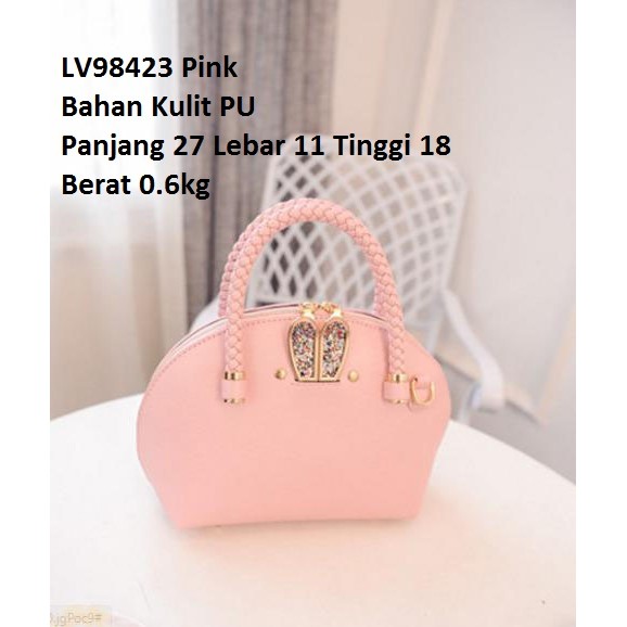 Tas Tote Hand Bag Impor Wanita LV98423 Pink