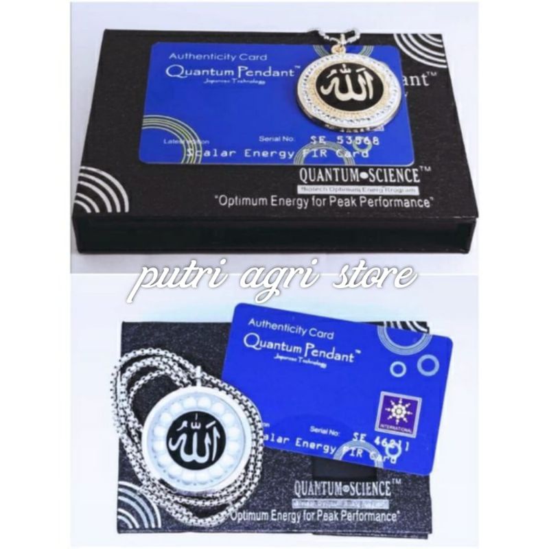 Kalung Quantum Lafadz Allah Pendant Scalar Energy Original