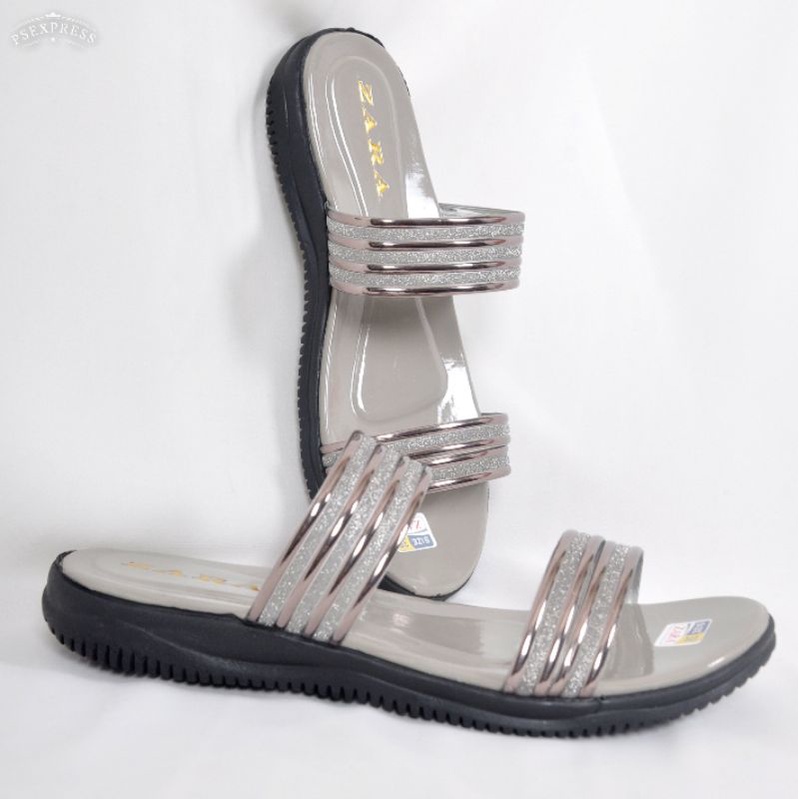 7.7 BIG SALE !! Sandal teplek wanita/sandal andine/sandal ban 2 motif ful party