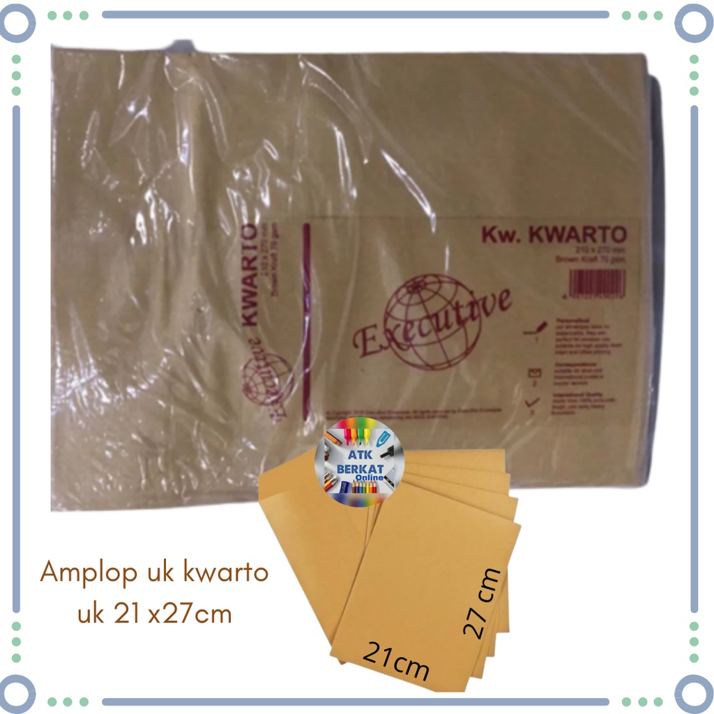 

Amplop Coklat Kwarto wuato kuarto