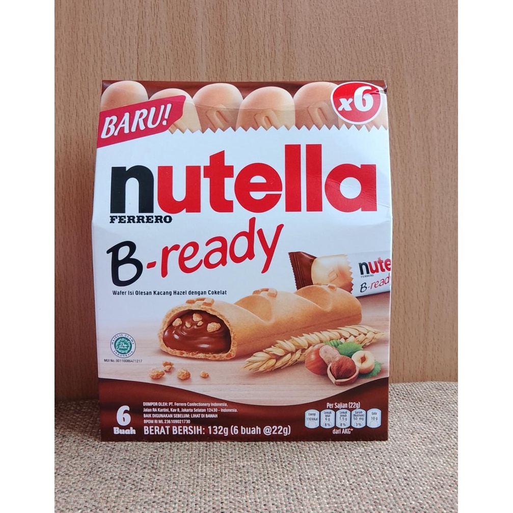 Nutella Bready B-ready isi 6