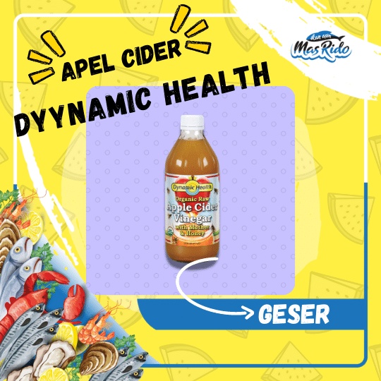 

Cuka Apel Organik Cider Vinegar With Mother Dynamic Health 473 Ml Aaa