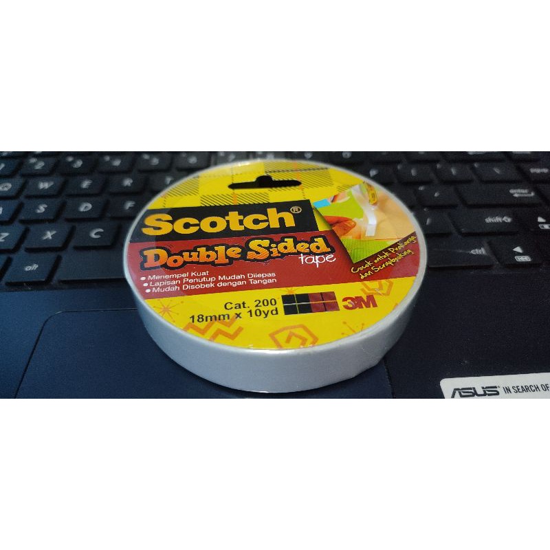 

3M Double Sided Tape Scotch CAT200 18mm x 10Yard